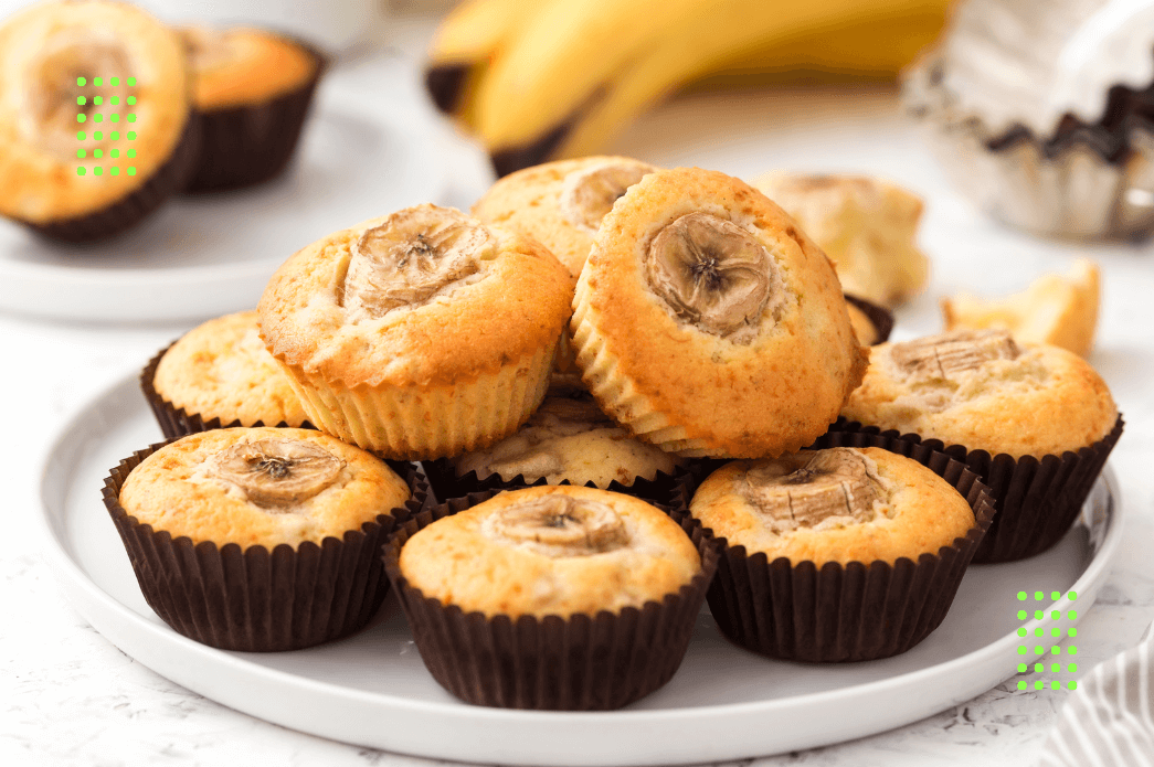 Muffin de banana na airfryer: receita fácil e deliciosa