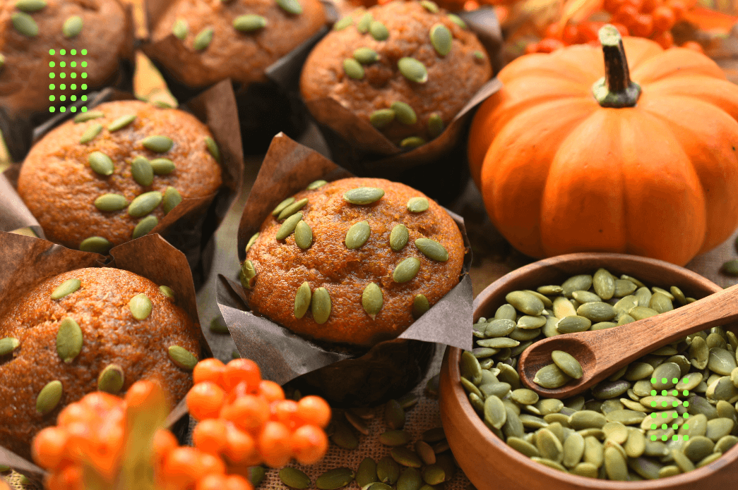 Receita de Halloween: Muffins de abóbora com especiarias