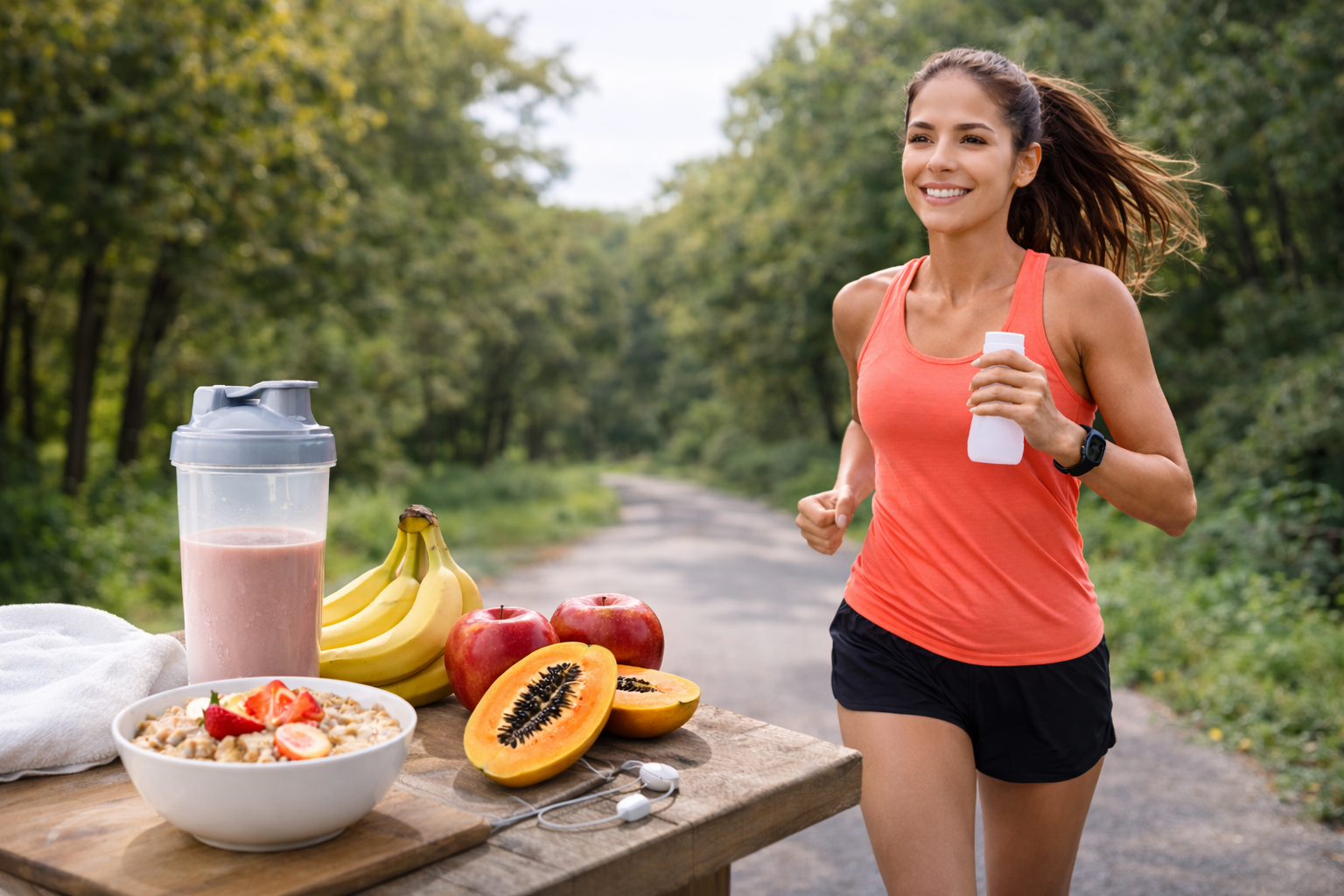 Alimentação para corredores: