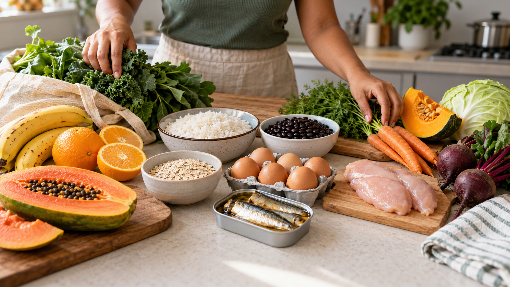 como comer saudável gastando pouco